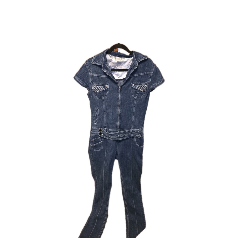 Street Blues Stretch Coveralls. Size 13/14. Few Buttons Missing But Can Be...‎ - Picture 2 of 13